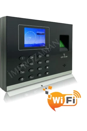 Wireless Fingerprint and Card Reader Device Including Salary and Working Hours Program With Bell and Turnstile Trigger