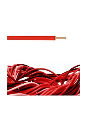 2.5 mm Nya Single Core 100% Copper Cable Red Color 6 Meters