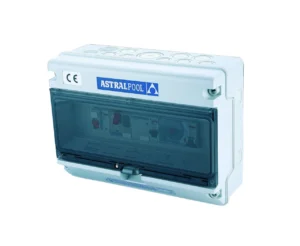 Electrical control panel 1 pump and external lighting control + leakage current protection (1.5 - 2 hP three-phase)